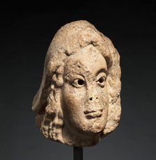 Head of a Youth, French, ca. 1100-1120. Creator: Unknown.