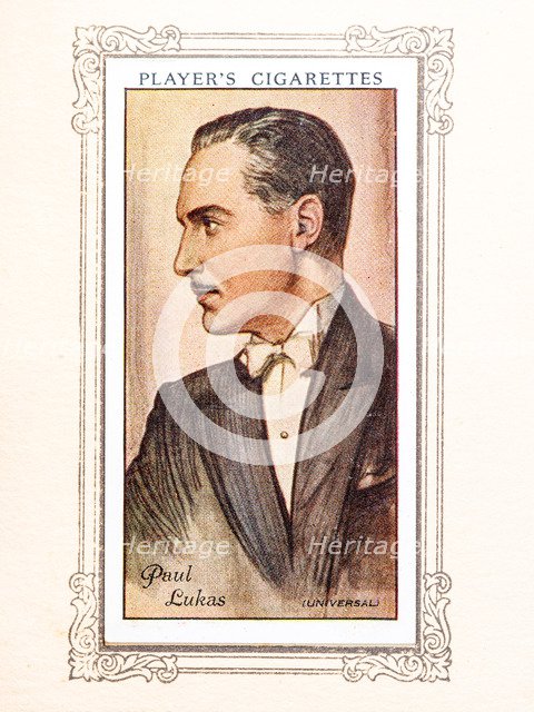 Paul Lukas, 1934. Artist: Unknown.