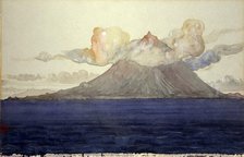Mt. Pico, Azores Islands, 1905. Creator: Cass Gilbert.