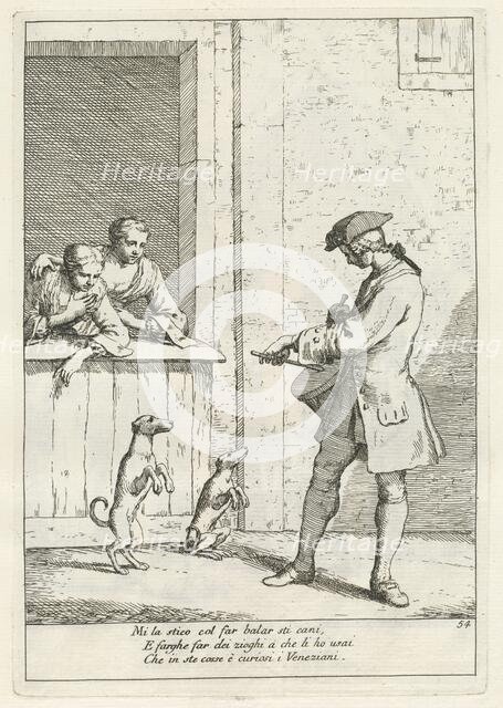 Marcer (Draper), published 1753. Creator: Gaetano Gherardo Zompini.