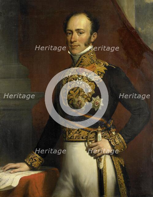 Portrait of Jan Jacob Rochussen, Governor-General of the Dutch East Indies, 1845. Creator: Nicolaas Pieneman.