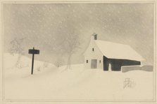 Snow Storm in Vermont. Creator: Mary Altha Nims (American, 1817-1907).