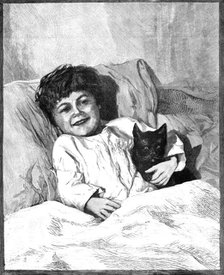 A Merry Christmas To You! from a photograph by J. Thomson, 1883. Creator: Eugène Froment.