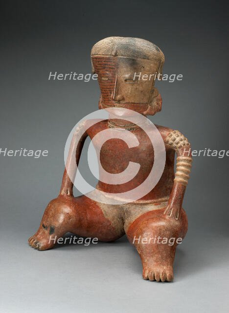 Figure of a Seated Female, 100 B.C./A.D. 500. Creator: Unknown.