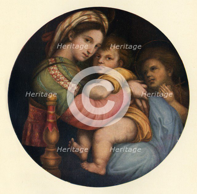 'The Madonna Della Sedia', c1514, (c1912). Artist: Raphael.