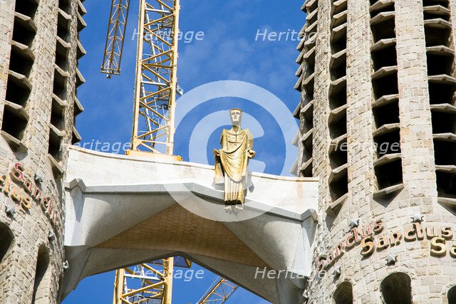 The Sagrada Familia Temple, Barcelona, Spain, 2007. Artist: Samuel Magal