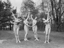 Elizabeth Duncan dancers, between 1916 and 1941. Creator: Arnold Genthe.