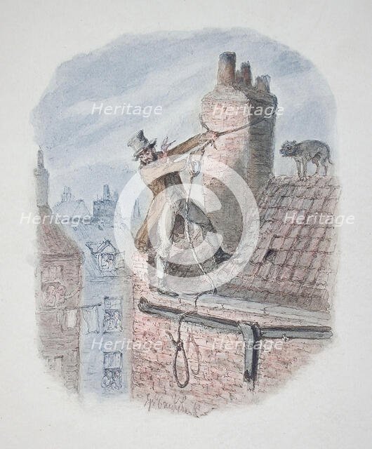 The Last Chance, between c1830 and c1840s. Creator: George Cruikshank.