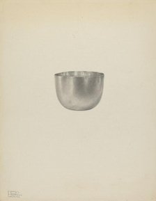 Silver Tumbler Cup, c. 1938. Creator: Palmyra Pimentel.