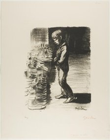 On the Subject of Boots, December 1897. Creator: Theophile Alexandre Steinlen.