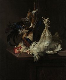 Still Life with Fowl, 1658. Creator: Willem van Aelst.