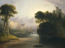 Fanciful Landscape, 1834. Creator: Thomas Doughty.