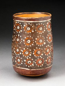 Beaker with Repeated Circular Motif, 180 B.C./A.D. 500. Creator: Unknown.