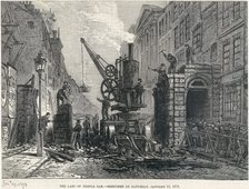 Demolition of Temple Bar, London, 1878. Artist: Unknown.