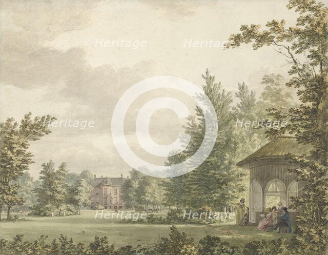 View of the Zandbergen country estate, 1754-1820. Creator: Hermanus Numan.