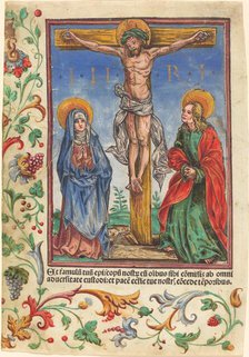 Christ on the Cross, early 16th century. Creator: Hans Burgkmair, the Elder.
