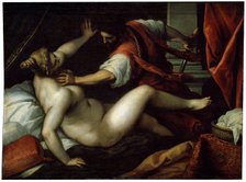 'Tarquinius and Lucretia', 16th or early 17th century. Artist: Jacopo Palma