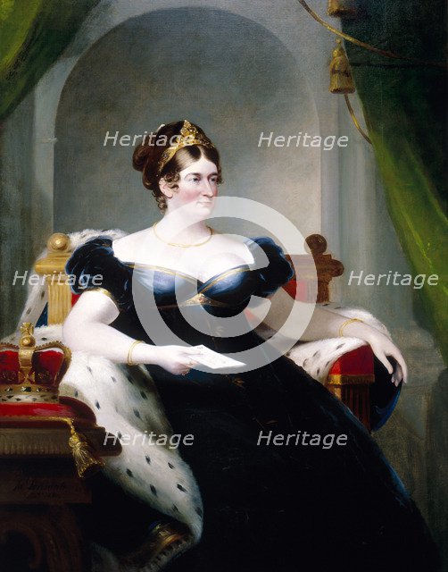 Caroline of Brunswick, Consort of George IV, 1820. Artist: James Lonsdale