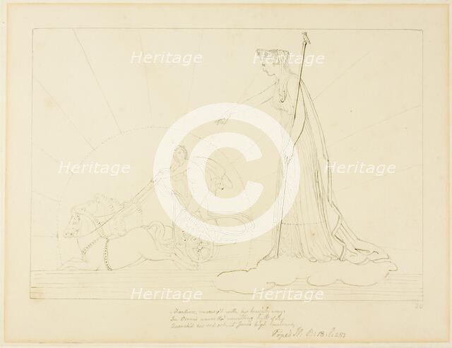 Juno Comanding the Sun to Set, n.d. Creator: John Flaxman.
