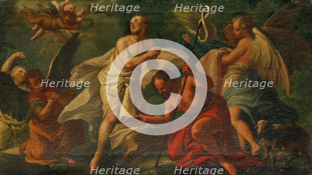 The Baptism of Christ in the Jordan River, 1770-1790. Creator: Unknown.