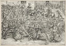 The Tournament with lances, 1509. Creator: Lucas Cranach (German, 1472-1553).