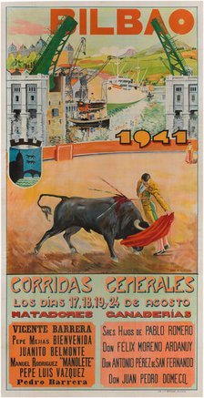 Bilbao. Corridas generales, 1941. Creator: Quintana, Jose María (1871-1944).