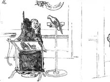 An English Christmas in Paris, drawn by A. Forestier, 1883.  Creator: Unknown.