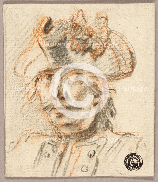 Bust of Soldier, n.d. Creator: Charles Parrocel.