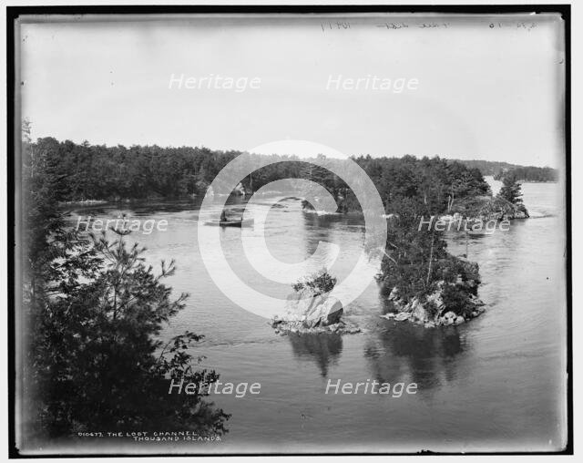 The Lost Channel, Thousand Islands, between 1890 and 1901. Creator: Unknown.