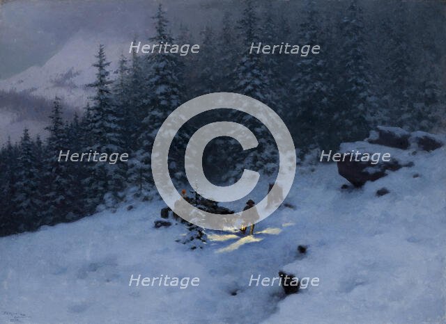 Autumn Pasturage, 1894. Creator: Stanislaw Witkiewicz.