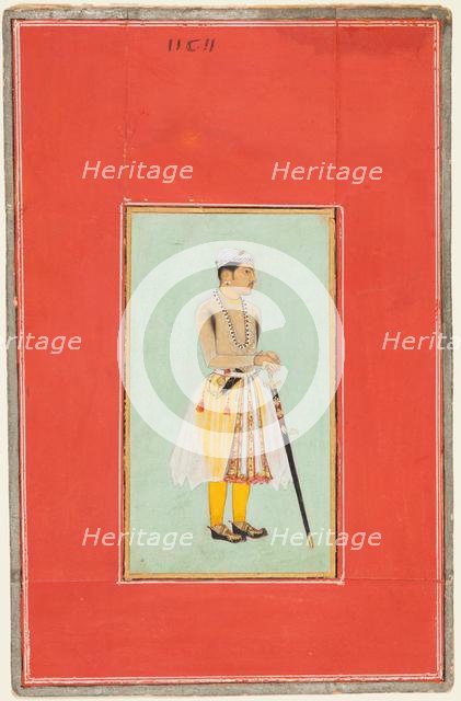 Prince Suraj Singh Rathor of Bikaner, 1611-13. Creator: Unknown.