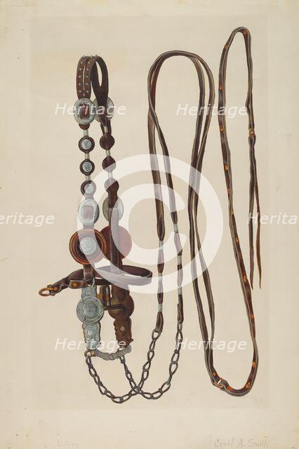 Bridle, c. 1938. Creator: Cecil Smith.