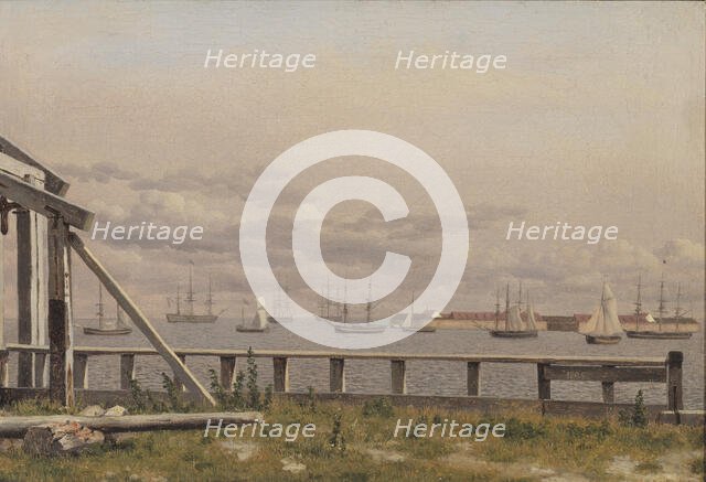 View from the Lime-kilns in Copenhagen, 1825. Creator: CW Eckersberg.