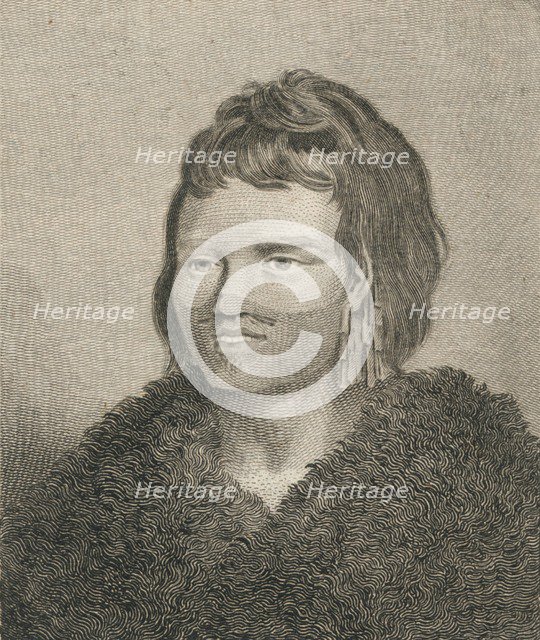 'A Native of Sandwich Sound', 1784.  Artist: James Heath.