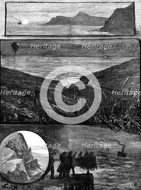 The Fatal Disaster with a Balloon, 1881. Creator: Unknown.