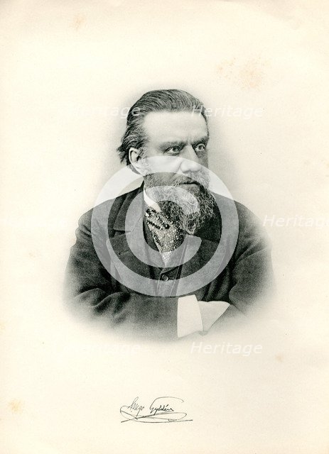 Portrait of astronomer Hugo Gylden (1841-1896), 1903.