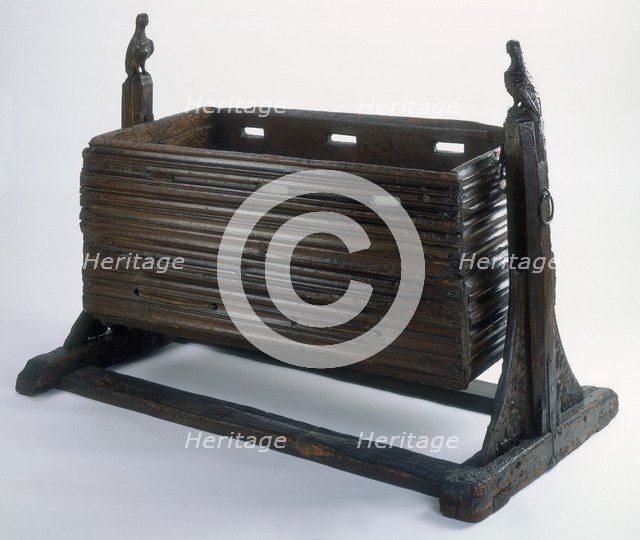 Child's cradle, end of the 15th century. Artist: Unknown