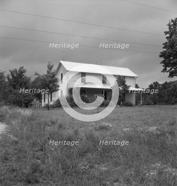 Substantial looking tobacco farm, Person county, North Carolina, 1939. Creator: Dorothea Lange.