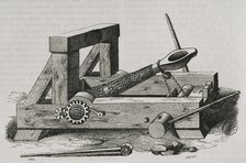 The catapult - siege machine, 19th century. Creator: Tomás Carlos Capuz.