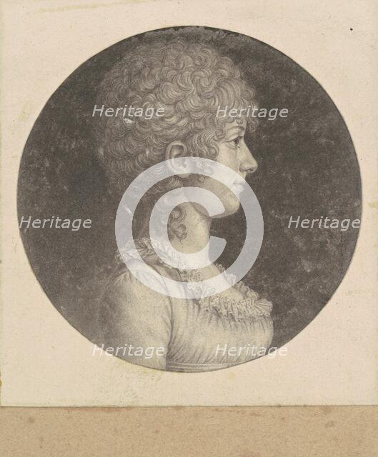 Margaret Polk, c. 1800. Creator: Charles Balthazar Julien Févret de Saint-Mémin.