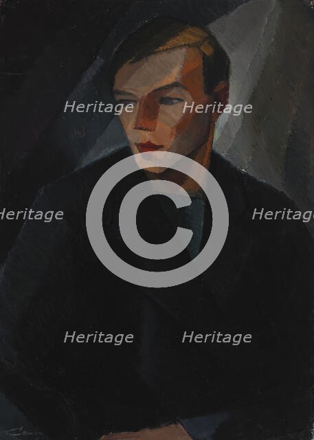 Young man, 1915. Creator: Alvar Cawén.