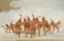 Discovery Dance, Sac and Fox, 1835-1837. Creator: George Catlin.