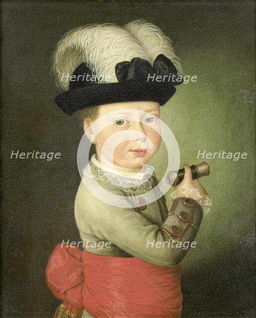 William George Frederick, Prince of Orange-Nassau, as a Child, c.1775. Creator: Anon.