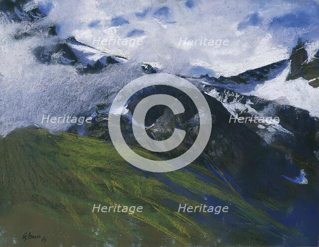 Rising fog, 1903. Creator: Adolf Gross.