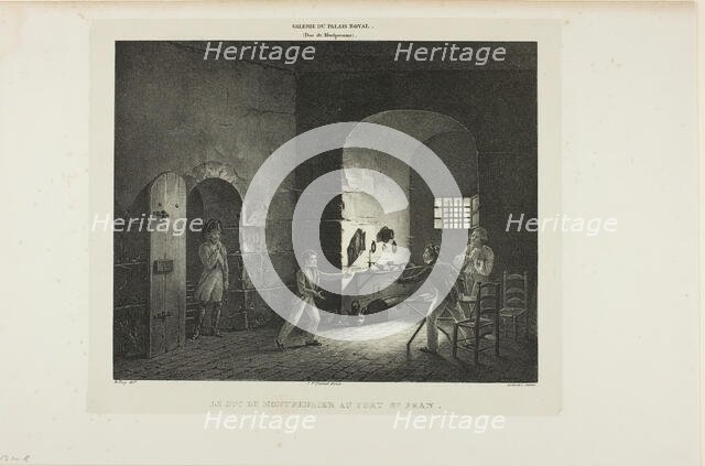 The Duc de Montpensier at Fort St. Jean, 1824. Creators: François Bellay, Charles Etienne Pierre Motte.