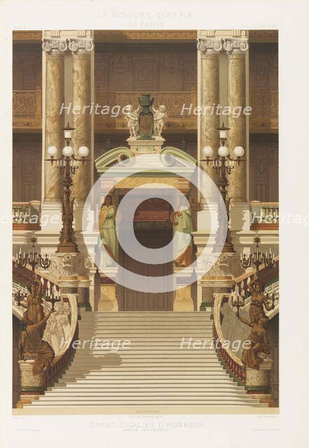 Le nouvel Opéra de Paris, 1880. Creator: Garnier, Charles (1825-1898).