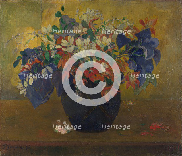 A Vase of Flowers, 1896. Artist: Gauguin, Paul Eugéne Henri (1848-1903)