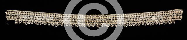 Knotted Lace Collar and Cuff, 17th century. Creator: Unknown.
