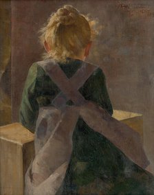 Little Girl, 1893. Creator: Akos von Aranyossy.