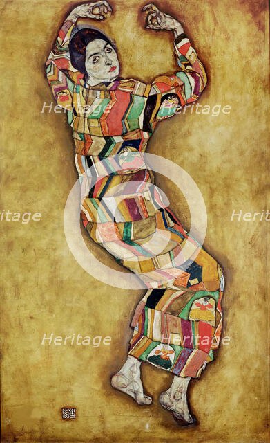 Portrait of Friederike Maria Beer , 1914. Creator: Schiele, Egon (1890-1918).